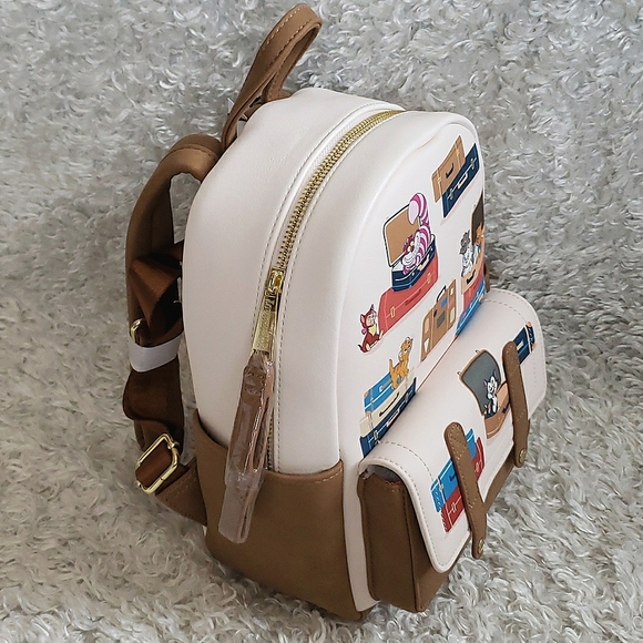 NWT Loungefly Traveling Cats mini backpack - Picture 9 of 16